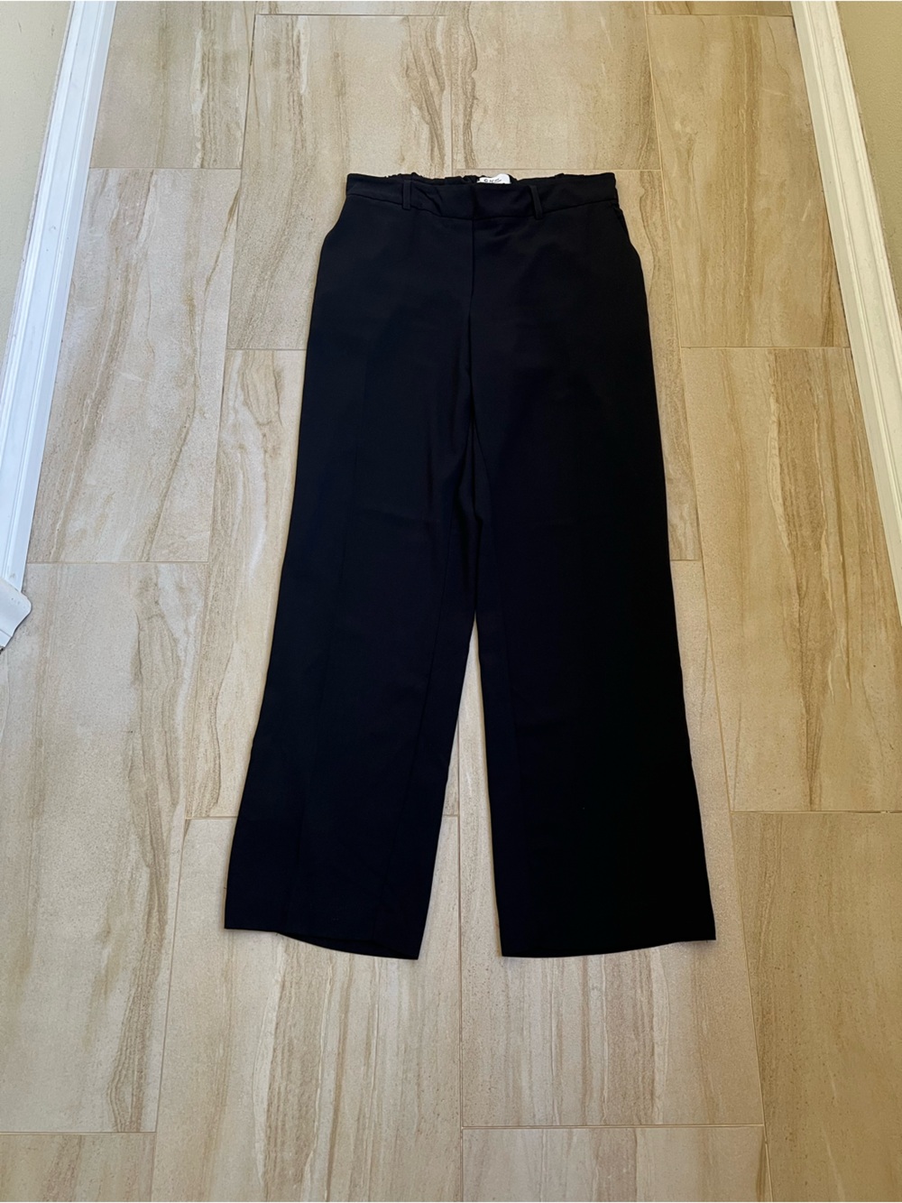 Light Black Dress Pants - Classic Straight Fit